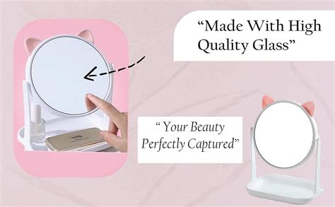 Buy Temperia Table Makeup Mirror with Stand - Small Vanity Portable ...