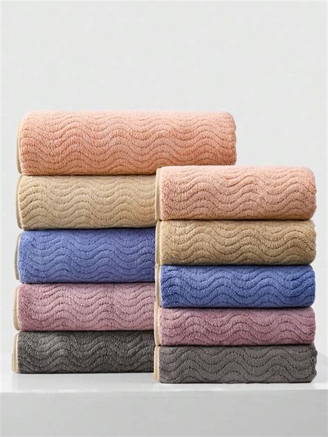 1 Pieza Toalla De Baño Azul De Fibra De Poliéster Rectangular 26.92 ...