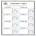 Image result for The Four Operations Class 5 Worksheet