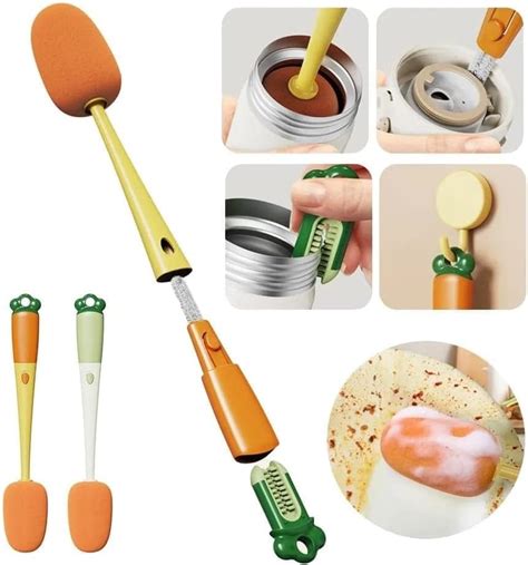 Scotch-Brite Plastic Bottle Cleaner Brush (Pink and White,Pack of 1 ...