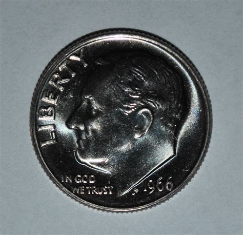 1966 P Roosevelt Dime SMS 4413 - For Sale, Buy Now Online - Item #626175