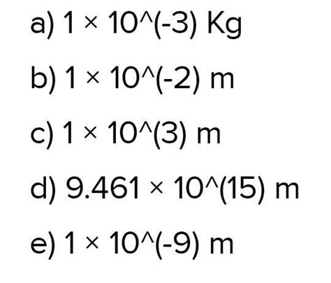 3. Rewrite the following in SI units.(a) 1 g(b) 1 cm(e) 1 kilometre(f ...