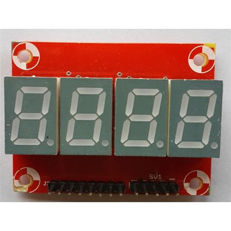 7Segment 4Digit 0.5Inch Red Cc Module