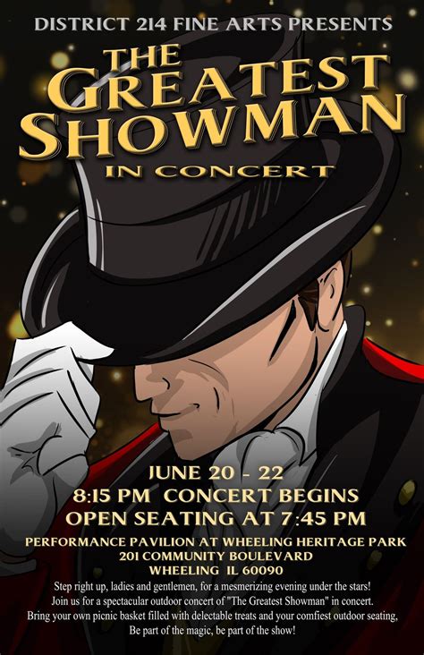 Summer Musical- The Greatest Showman in Concert , Performance Pavilion ...