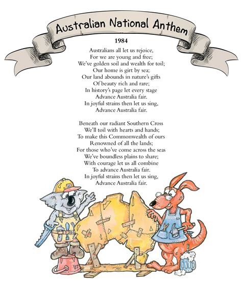 National Anthem Lyrics Printable