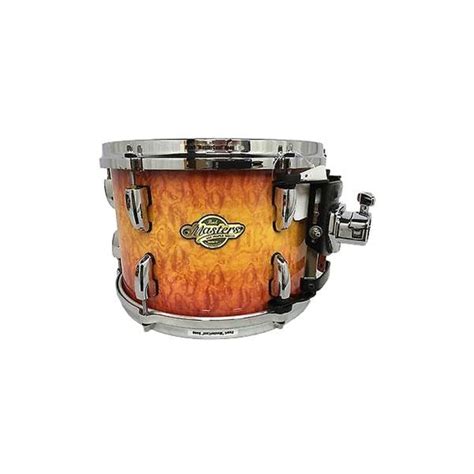 Pearl MCX 13x10 Tom w/ Chrome Hardware - Quilted Bubinga Sunburst ...