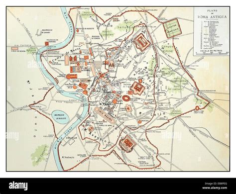 Ancient Rome Map Banque d'image et photos - Alamy