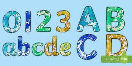 👉 Cut Out Lettering (teacher made) - Twinkl