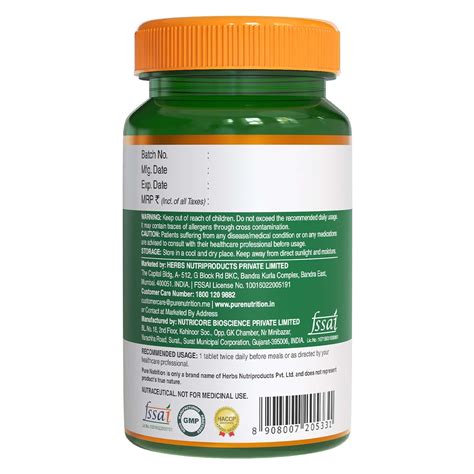 Buy PURE NUTRITION MILK THISTLE LIVER DETOX SUPPLEMENT- 60 N TABS ...