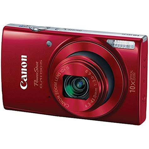 Buy Canon PowerShot ELPH 190 Digital Camera w/ 10x Optical Zoom and ...