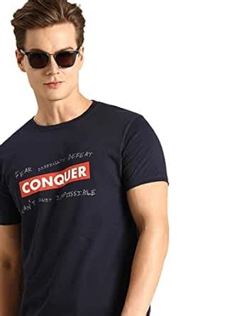 Buy Bewakoof Men's Printed 100% Cotton T-Shirt - Regular Fit, Round ...