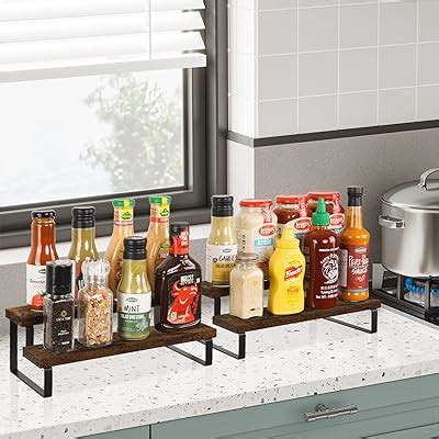 YINMIT Wooden Display Riser Stand, Tiered Perfume India | Ubuy