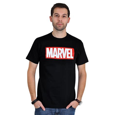 Marvel - Comic Strip Logo T-Shirt black | Elbenwald