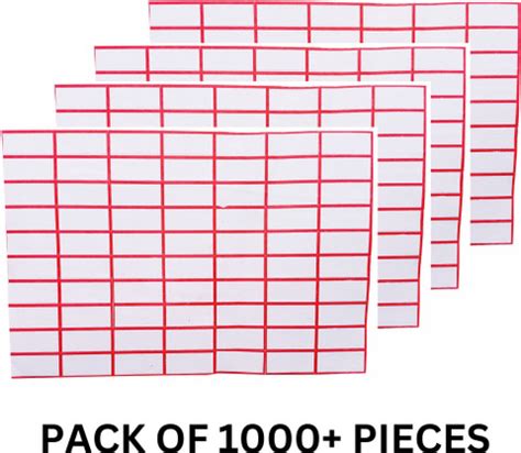 Printon 1000 Pcs MRP Sticker Label 30x10 mm Label Sticker Self Adhesive ...
