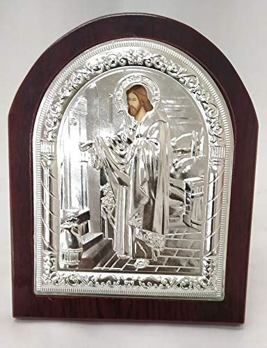Vaticano Collezione Knocking on Door Jesus Wooden Photo Frame : Amazon ...