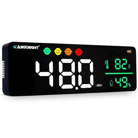 AirKnight 3-in-1 Decibel Meter Sound Level Reader + Humidity ...