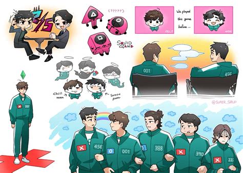 squid game fanart in 2025 | Squid games, Squid, Fan art