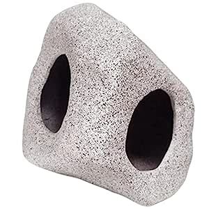 RK Enterprise Aquarium Decor Hidden Cavern Spawning Rock Cave Fish Tank ...