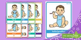 Baby Sign Language Poster (Drink) (teacher made) - Twinkl
