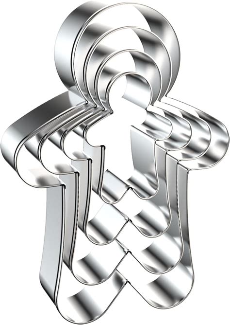 Amazon.com: Gingerbread Man Cookie Cutters Shapes Set for Christmas ...