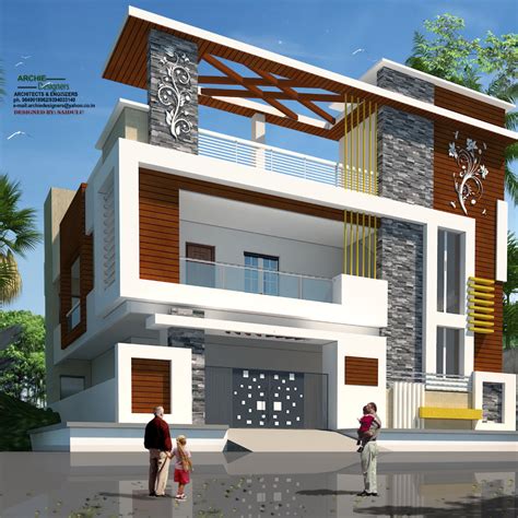 Building Front Side Design 的图像结果