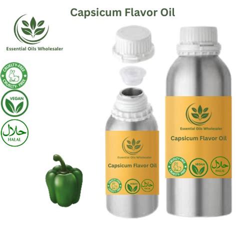 Capsicum Flavor Oil | Buy Capsicum Flavor Oil Wholesale | Essential ...