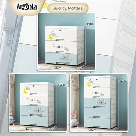 Promo Angola Laci Rak Susun Plastik C51 - C53 Lemari Storage Cabinet ...