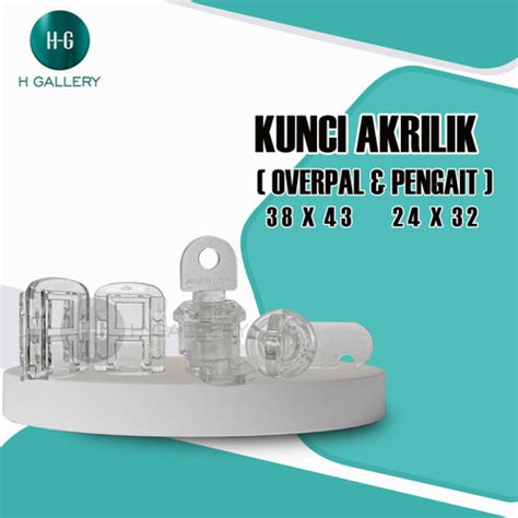 Jual KUNCI AKRILIK / BOX LOCK TRANSPARANT / KUNCI [ PENGAIT ...
