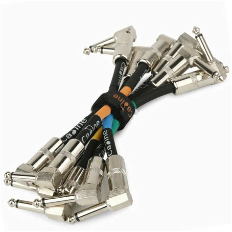 Caline CL01 7" High Grade Patch Cable (Pack of 6) – Stompbox.in