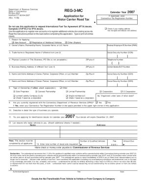 CT REG-3-MC 2007-2026 - Fill and Sign Printable Template Online