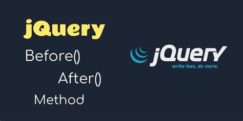 jQuery before() Method - BeginnersBook