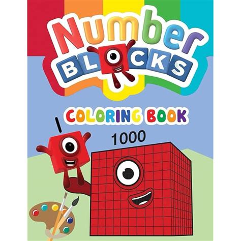 Buy Numberblocks coloring book: Numberblocks 1 to 1000 - High Quality ...