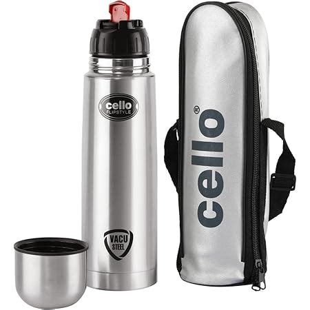 Milton Plain Lid 500 Thermosteel 24 Hours Hot and Cold Leak Proof Water ...