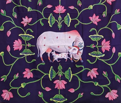 Pichwai Sarees - Buy Pichwai Painting Sarees Online – IndianVillèz