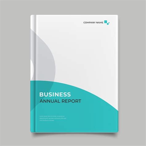 Modern business annual report cover mockup corporate design | Premium ...
