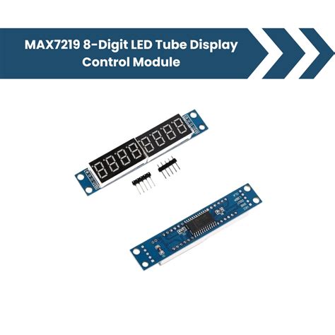 Buy 7-Segment LED Display Control Module | MAX7219 & 74HC595 for Arduino