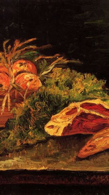 Download wallpaper Vincent van Gogh, Still Life with Apples, Meat and a ...