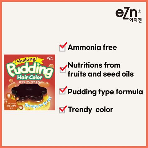Buy eZn Pudding Hair Dye Ammonia Free Semi-Permanent Self Hair Dye DIY ...