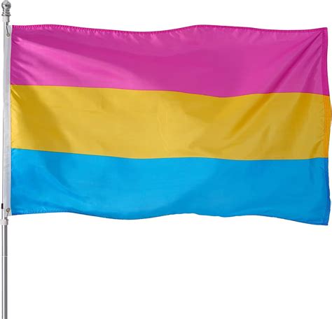 Buy FRF Pansexual Pride Flag 3x5 ft - Omnisexual LGBTQ Flags - Vivid ...