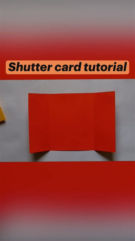 Image result for Shutter Card Tutorial