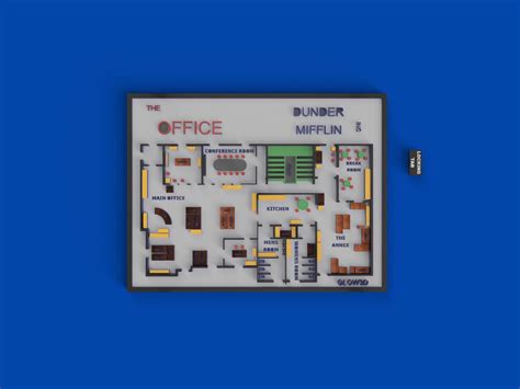 STL file The Office Floor Plan (Dunder Mifflin Inc)・3D print model to ...