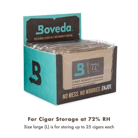 Boveda 72-Percent RH Retail Cube Humidifier/Dehumidifier, 60gm - Pack ...