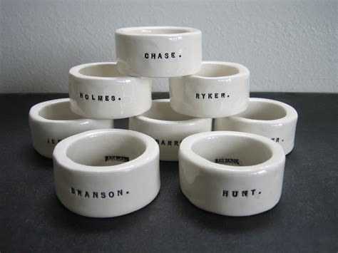 napkin rings – Rae Dunn - Fine Handmade Pottery