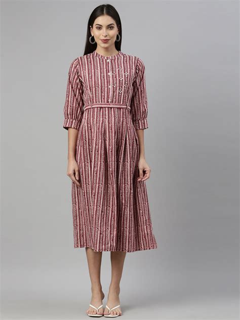 Neeru's Maroon Color Flex Fabric Kurta – neerus-india