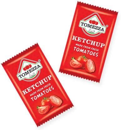 tomezza Tomato Ketchup Sachet , Pack of 100 (8g Each) Sauces & Ketchup ...