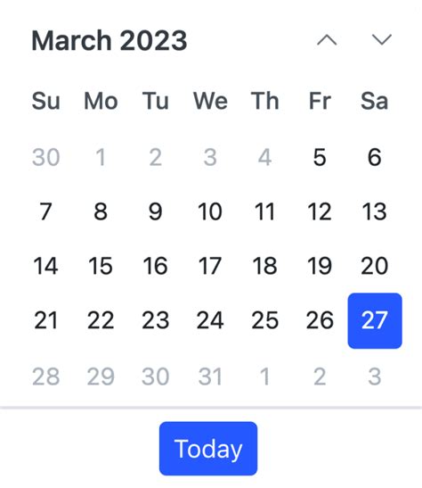 Image result for Angular Linear Calendar