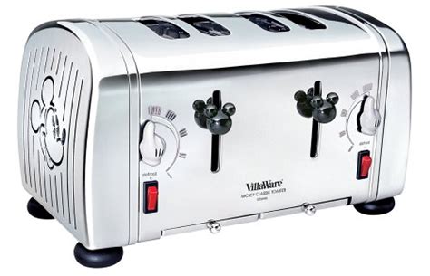 Buy VillaWare 5555-08 Mickey's 4-Slice Classic Toaster, Stainless Steel ...