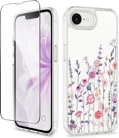 Amazon.com: Ftonglogy for iPhone 16e Case 2025: Cute Flowers Floral ...