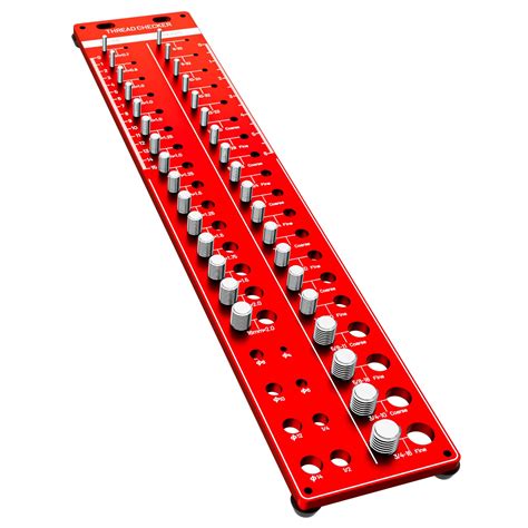 34 Thread Checker Standard and Metric Nut and Bolt Thread Checker Inch ...