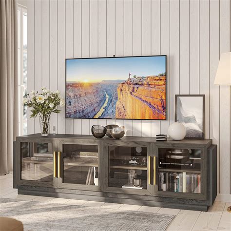 BELLEZE 70" TV Stand for TVs up to 75", Modern TV Cabinet ...